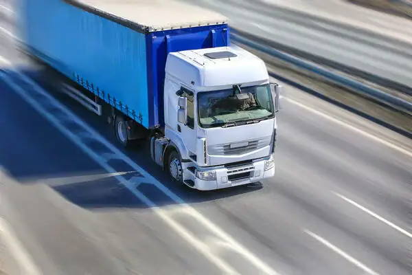 Lkw auf der Autobahn