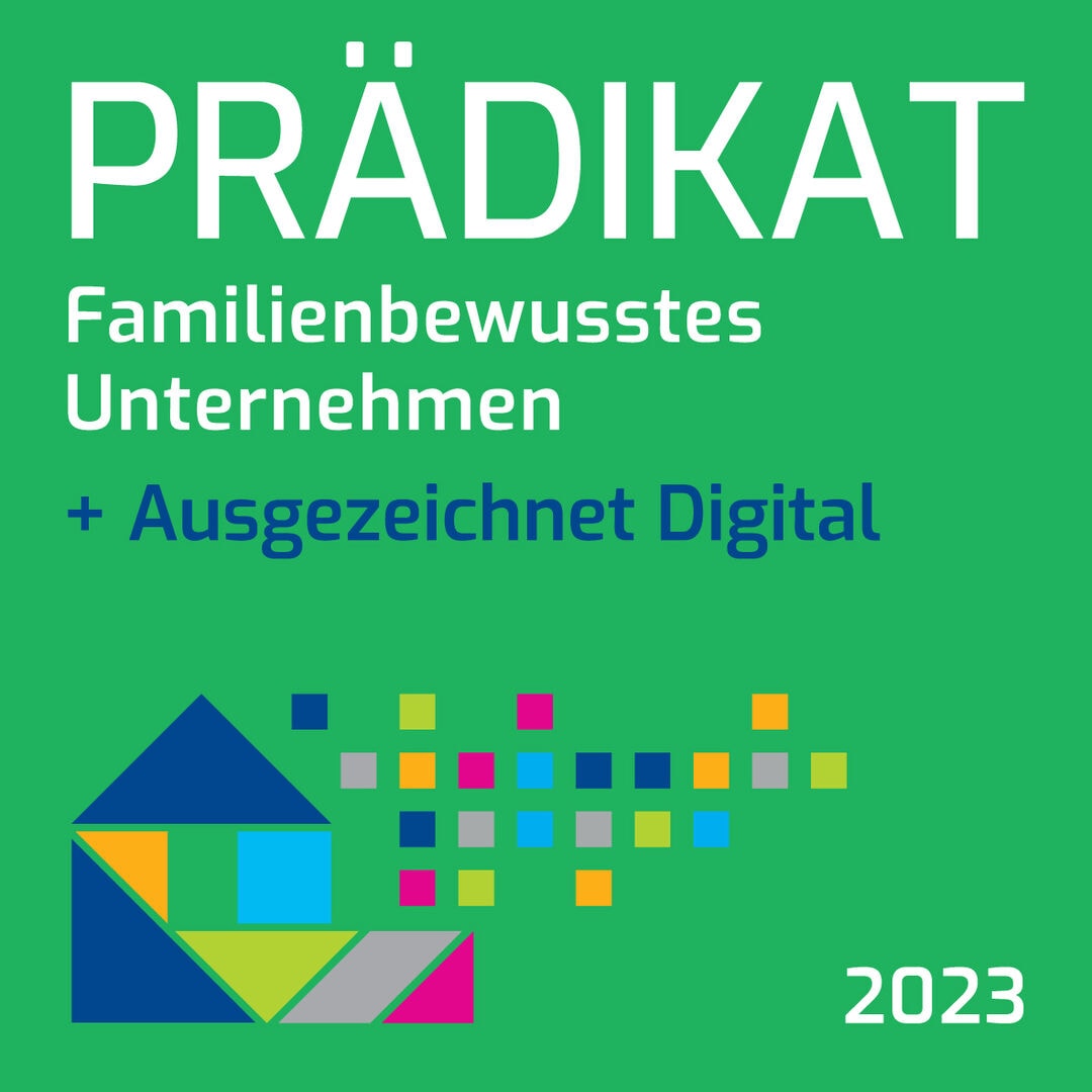 Prädikat Familienbewusstes Unternehmen 2023