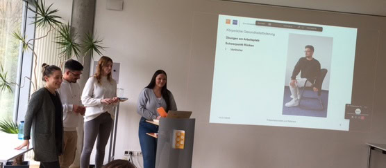 Azubi-Projekt betriebliche Gesundheit bei IFO und QUBUS