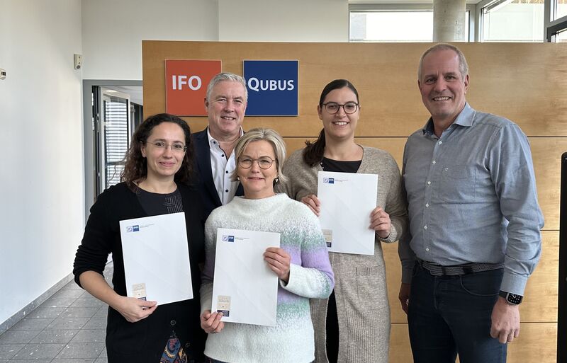 Mitarbeiterjubiläen bei IFO und QUBUS